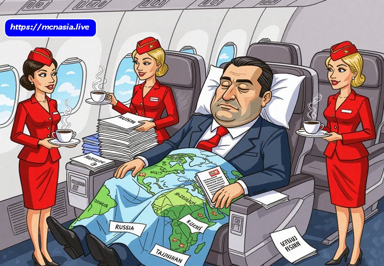 Президент в небе: что стоит за внешнеполитическим марафоном Жапарова?