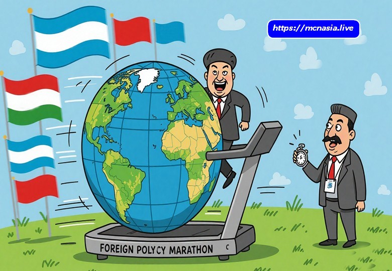 Президент в небе: что стоит за внешнеполитическим марафоном Жапарова?