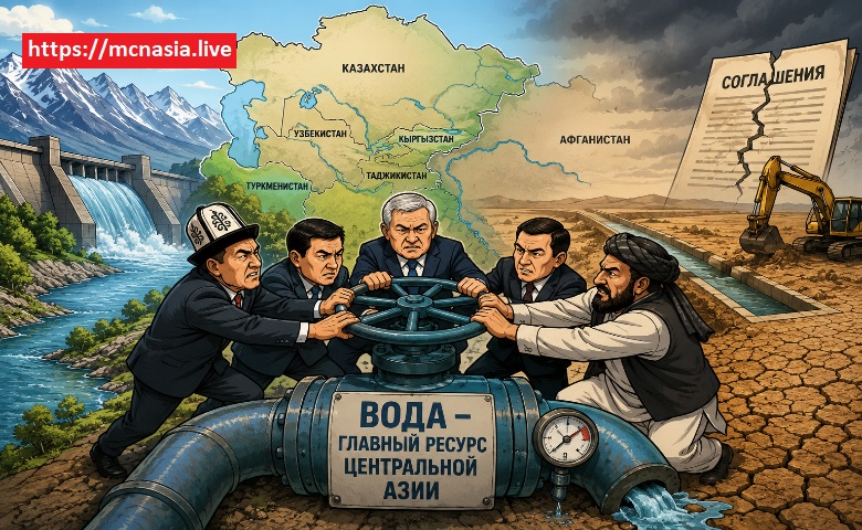 Водные ресурсы Центральной Азии: как климат, инфраструктура и новые проекты меняют регион?